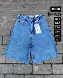 Шорты джинсовые женские VONNAVI оптом 05812346 1604-24
