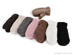 Варежки, Королева оптом M27-71 mix (тедді)