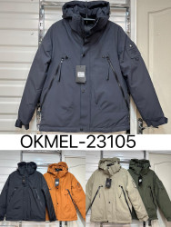 Куртки зимние мужские OKMEL (оранжевий) оптом 69724835 OK23105-2