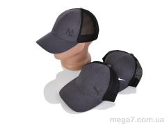 Кепка, STARK оптом Кепка з накаткою котон з сіткою сірий mix