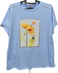 Футболки женские БАТАЛ оптом 84590163 231-127