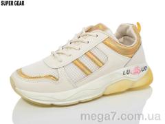 Кроссовки, Super Gear оптом B889-1 gold