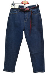 Джинси жіночі на байці MEECALOO БАТАЛ оптом