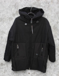 Куртки демисезонные женские FURUI БАТАЛ (черный) оптом 32604187 А105-1-1