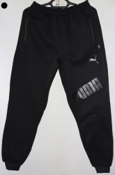 Спортивные штаны мужские на флисе (black) оптом 29657803 05-53