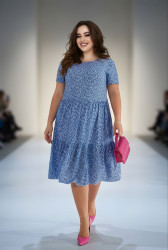 Платья женские БАТАЛ оптом 15324879 2521-53