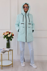 Куртки зимние женские ПОЛУБАТАЛ оптом Китай 10843625 7818-44