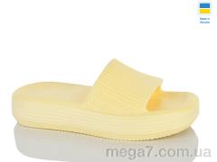 Шлепки, DeMur оптом W678 жовтий