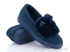 Слипоны, Ok Shoes оптом 1555-2 blue
