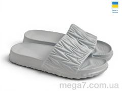 Шлепки, Rai shoes оптом ДС81 сіро-блакитний