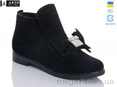Туфли, ARTO оптом 103 замша черный