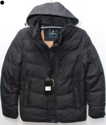 Куртки зимние мужские на меху (black) оптом 95238617 YD-1502-1