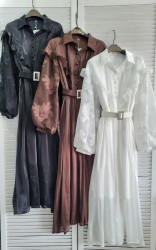 Платья женские (шоколад) оптом 32495601 9087-83