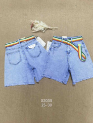 Шорты джинсовые женские оптом 39162570 S2030-8