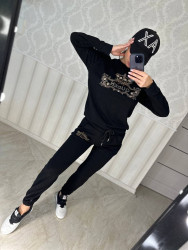 Спортивные костюмы женские (черный) оптом Турция 46935701 3596-28