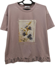 Футболки женские БАТАЛ оптом 85463701 751-106