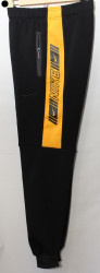 Спортивные штаны мужские на флисе (black) оптом 09231546 01-4