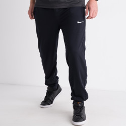 Спортивные штаны мужские БАТАЛ (темно-синий) оптом 61049783 02-2
