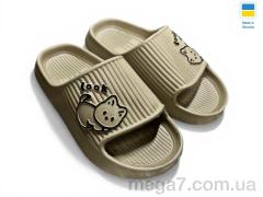 Шлепки, Rai shoes оптом 104 капучіно