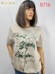 Футболки женские БАТАЛ оптом 97230468 8716-45