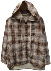 Рубашки женские на меху оптом 86912574 8193-24