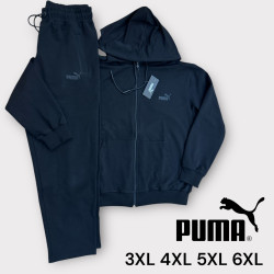 Спортивні костюми БАТАЛ (чорні) чоловічі оптом