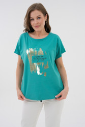 Футболки женские БАТАЛ оптом 71290685 2298-24