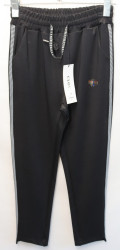 Спортивные штаны женские CLOVER (black) оптом 75046398 LM8882-80