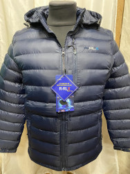 Куртки демисезонные мужские RLX (синий) оптом 49035716 162-2