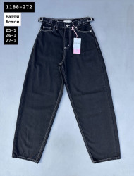 Джинсы женские VONNAVI БАГГИ оптом 97105386 1188-272-36