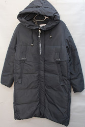 Куртки зимние женские БАТАЛ (grey) оптом 63705214 8811-55
