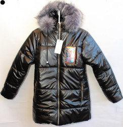 Куртки зимние юниор (black) на меху оптом 19062547 68-13