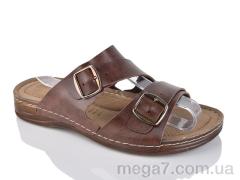 Шлепки, Oscar оптом 251 brown