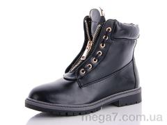 Ботинки, Захар-Gold оптом A16 black 36-40 змейка