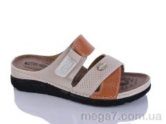 Шлепки, Sali-2 оптом 203-52 беж-корич.к.