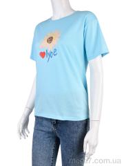 Футболка, Obuvok оптом OBUVOK 08789-5-1 l.blue