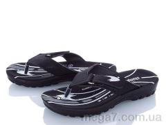 Шлепки, DeMur оптом B6101 black