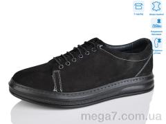 Кроссовки, STT оптом 01 black нубук