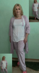 Ночные пижамы (3ка) женские оптом 60541892 04 -13