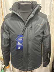 Куртки зимние мужские RLX БАТАЛ (серый) оптом 42019765 1028-1-14