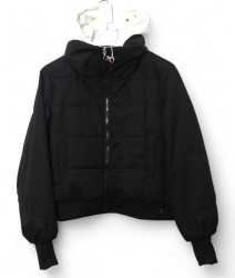 Куртки демисезонные женские UNIMOCO ПОЛУБАТАЛ (черный) оптом 79450382 6036-30