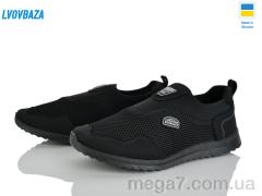 Кроссовки, Lvovbaza оптом 2901-1 чорний