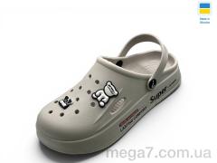 Кроксы, Rai shoes оптом L108 сірий