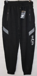 Спортивные штаны мужские на флисе (black) оптом 16375482 WK-2135-31