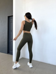 Спортивні костюми жіночі (хакі) оптом ZEFIRCHIK