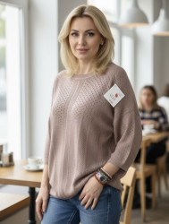 Кофты женские БАТАЛ оптом 09372518 25243-101