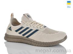 Кроссовки, DeMur оптом 61045 бежевий