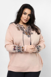 Джемпери вишиті жіночі БАТАЛ оптом