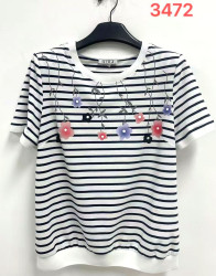 Футболки женские БАТАЛ оптом 49082531 3472-17