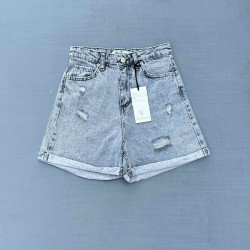 Шорты джинсовые женские VONNAVI оптом 04798623 01-8